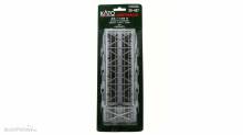 Kato K20-437 - Kastenbrücke doppelgleisig gerade 248mm Silber