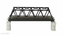 Kato K20-438 - Kastenbrücke doppelgleisig gerade 248mm Schwarz