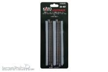 Kato K20-457 - Blechträgerbrücke doppelgleisig gerade 186mm Grau - Lemke