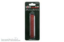 Kato K20-460 - Blechträgerbrücke gerade 124mm Rot mit Geländer - Lemke