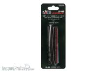 Kato K20-465 - Blechträgerbrücke gebogen R448mm 15° Rot Geländer innen - Lemke