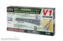 Kato K20-860 - Variations-Set V1 Ausweichgleis mit elektr. Weichen R718mm