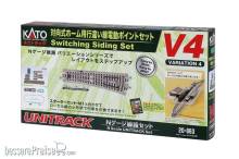 Kato K20-863 - Variations-Set V4 Ausweichgleis elektr. Weichen R481mm 15°