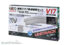 Kato K20-877 - Variations-Set V17 Doppelgleisiges Gleisoval mit Plattenfahrbahn