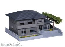 Kato K23-403D - Wohnhaus 1060 W Addison Street, grau