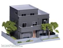 Kato K23-405D - Wohnhaus 804 W Hartwig, dunkelgrau
