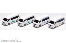Kato K23-651E - 4er Set Toyota Hiace Super Long Taxi