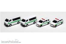Kato K23-653A - 4er Set Toyota Hiace Long / Pro Box JR East