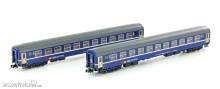 Kato K23010 - 2tlg. Set SBB RIC Schlafwagen neues Logo V-VI