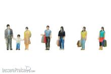 Kato K24-239N - 7er Set Einkaufende Figuren