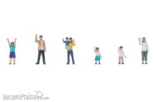 Kato K24-251A - Winkende Figuren Set A (6 Stk.)