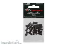 Kato K24-820 - Halbverbinder-Braun (20 Stück) - Lemke