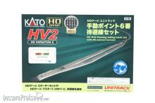 Kato K3-112 - Set HV3 Gleiswechsel mit elektrischen Weichen R550mm - Lemke