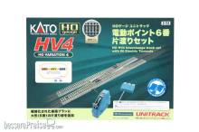 Kato K3-114 - Set HV4 Gleiswechsel mit elektrischen Weichen R867mm - Lemke