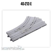 Kato K40-212-E - UNITRAM Weiche Links R180, unbedruckt