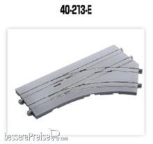Kato K40-213-E - UNITRAM Weiche Rechts R180, unbedruckt