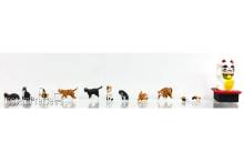 Kato K6-603 - Figuren Set Katzen, 1/87, 11 Stk. - Lemke