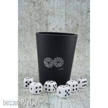 KENDi KED291511 - WÜRFELBECHER-SET - ToosMaster- Black | Good Luck