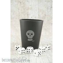 KENDi KED291528 - WÜRFELBECHER-SET - ToosMaster- Black | Totenkopf