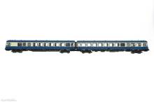 Liliput L163215 - Dieseltriebwagen, 2-teilig, BR 628 001-0/628 011-9, ozeanblau, Kempten, Lindau, 1974, Ep.IV