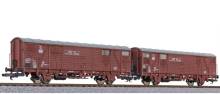 Liliput L230154 - Liliput 2-tlg. Set Fährbootwagen, Hfs 312, DB, Ep.IV, leicht gealtert L230154