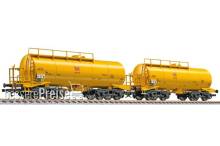 Liliput L230167 - 2-tlg. Set, 4-achs. „Löschzug Wilhelm Köhler“, bestehend aus zwei 4-achsigen Kesselwagen der DB AG