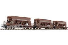 Liliput L230169 - 3-teiliges Set, Schotterwagen, Harteinwerk Kitzbühel, ÖBB