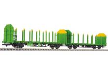 Liliput L235246 - Holztransporter-Einheit, Laaps 565, RAILTRANS, ÖBB, Ep.V
