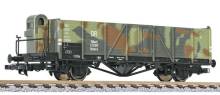 Liliput L235281 - Offener Wagen, Bauart Ommru, mit Bremserhaus, Tarnanstrich