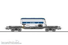 Liliput L235793 - Transportwagen der ÖBB, 977 0 000-4, Strüver Tankauflieger „ARAL“.