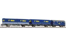 Liliput L260112 - 3-tlg. Set, ´Tchibo-Zug´, verschiedene Güterwagen, DB AG, Ep.V