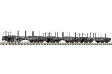 Liliput L260165 - 3-tlg. Set, 4-achs. Schwerlastwagen, SSys Köln, DRB, Ep.II
