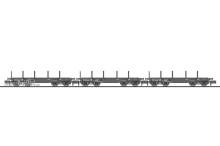 Liliput L260167 - 3-tlg. Set, 4-achs. Schwerlastwagen, SSy 45, DB, Ep.III