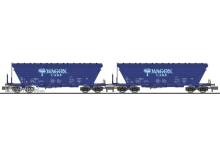 Liliput L260221 - 2-tlg. Set, Getreidetransportwg., Uagpps, Waggon Care, Slowenien, Ep.V-VI