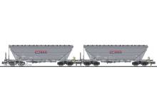 Liliput L260229 - 2-tlg. Set, Getreidetransportwg., Uagpps, NACCO, Deutschland, Ep.VI