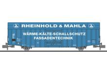 Liliput L265813 - Großräumiger Güterwagen, Hbbks, DB, Reinhold & Mahla, Ep.IV (mittel)