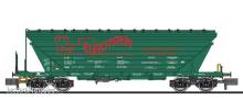 Liliput L265901 - Getreidetransportw. Uagpps, Burgt EUROTREIN, SK, grün, Ep.V-VI