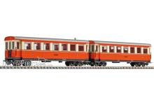 Liliput L340508 - 2-tlg. Set, 4-achs. Personenw., B4ip/s 30 und 31, rot-creme, ZB, Ep.IV