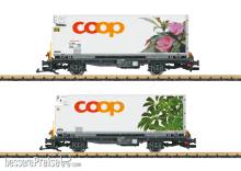 LGB L45885 - RhB Containerwagen Set coop®