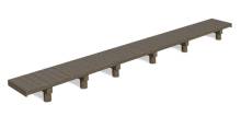Liliput L937005 - Anlege- und Badesteg H0, Ep. I - VI
