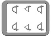 Liliput L939870 - Pufferbohlen-Steckteile Set lang