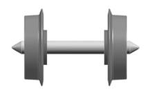 Liliput L949300 - H0e - Scheibenrads. isol.NEM 311 d=7,5 14,7mm (2 St.)