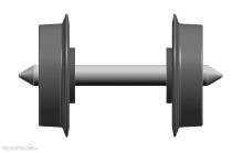 Liliput L949305 - Speichenradsatz D=7.5MM (50 St.)