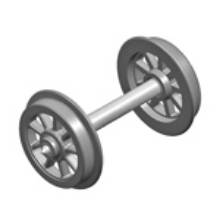 Liliput L969304 - N-Speichenradsatz NEM 311, Sp
