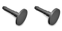 Liliput L969882 - Stangenpuffer-Set, 2xflach/2x