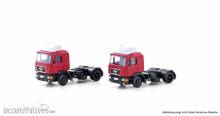 Minis LC4073 - 2er Set MAN F90 SZM, 2-achsig, rot