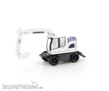 Minis LC4268 - Liebherr Compact Bagger m. Tieflöffel, weiß