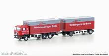 Minis LC4608 - MAN F90, 3-achs Koffer-Hängerzug Rail Cargo Austria (ÖBB)