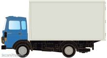 Minis LC4861 - Renault JK75 mit Koffer, neutral