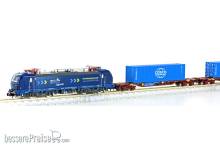 Lemke Collection LC96004 - Güterzug E-Lok BR 192 + 2x Containerwagen EVB, Ep.VI - Lemke